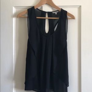 Naked Zebra sheer black tank